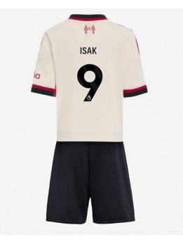 Liverpool Alexander Isak #9 Replika Borta Kläder Barn 2025-26 Kortärmad (+ byxor)